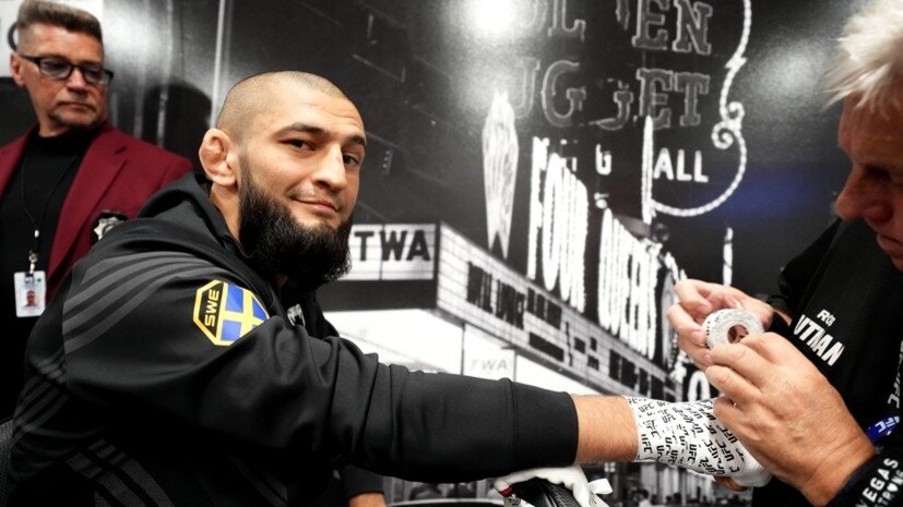     Боец UFC Хамзат Чимаев Gettyimages.ru Chris Unger / Contributor