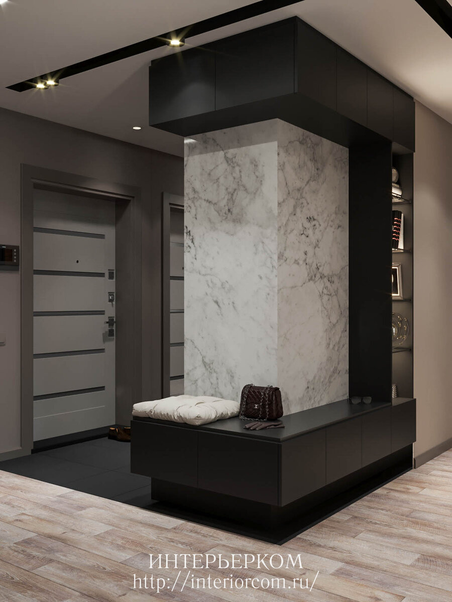 Дизайн гостиной комнаты и коридора - варианты дизайна интерьера гостиной, совмещенной с коридором