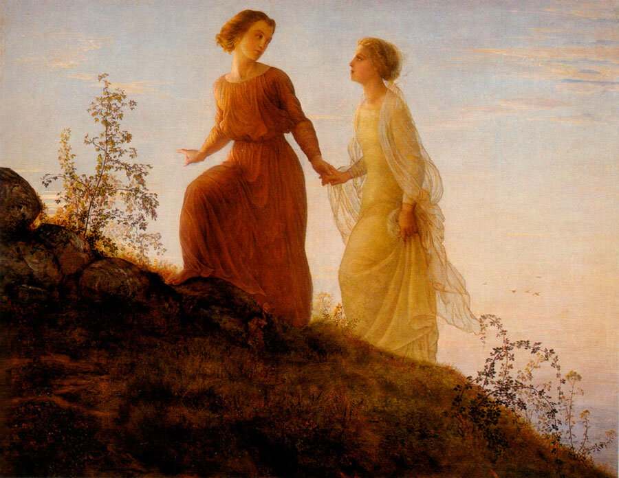 Образ в романтической литературе. Художник Луи Жанмо. Луи Жанмо (Louis Janmot, 1814 - 1892). Анн-Франсуа-Луи Жанмо. Луи Жанмо (Anne-François-Louis Janmot) художник..