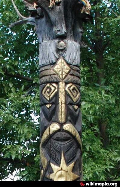 Идол Перуна в Киеве