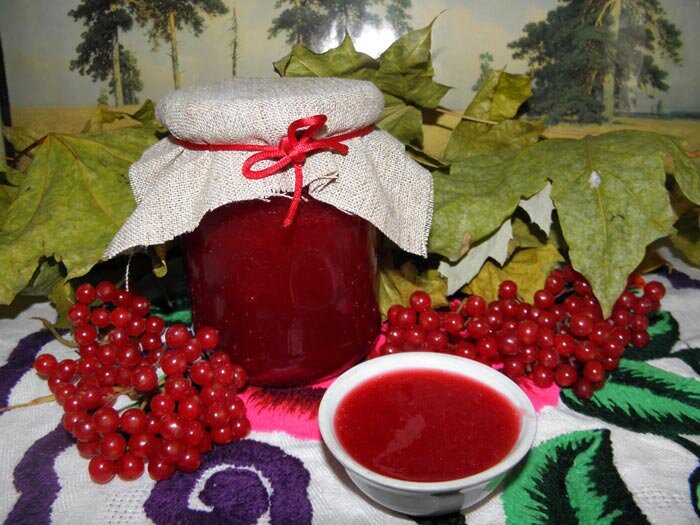 Консервированная калина. Фото из Яндекс картинок.