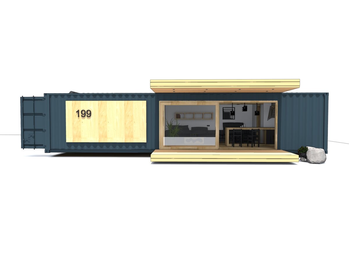 В этой статье попробуем разобраться сколько может стоить модульный дом площадью 72 кв.м состоящий из двух 40 футовых морских контейнеров. Может ли он быть недорогим!