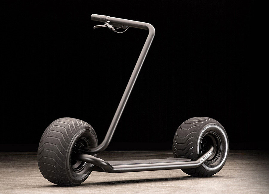 Безопасность, простота вождения и стиль были главными приоритетами изобретателя Натана Аллена при разработке прототипа электроскутера для взрослых Stator.