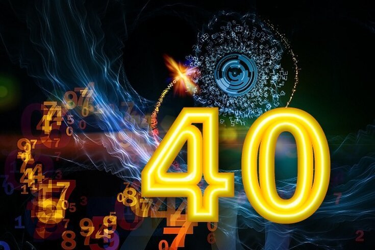 Почему 40 лет не. Число 40. Цифра 40 красивая. Магия числа «40». Магическая цифра 40.