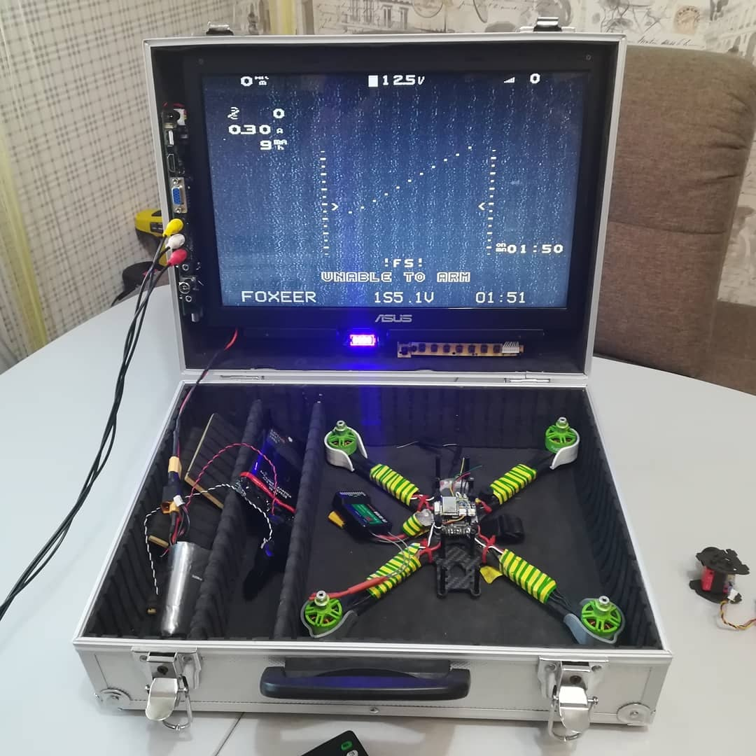 Работа FPV чемоданчика