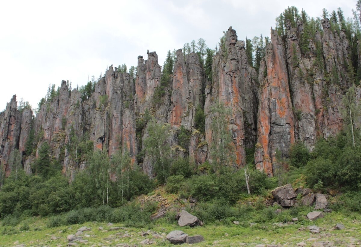 Подкаменная Тунгуска Суломайские столбы