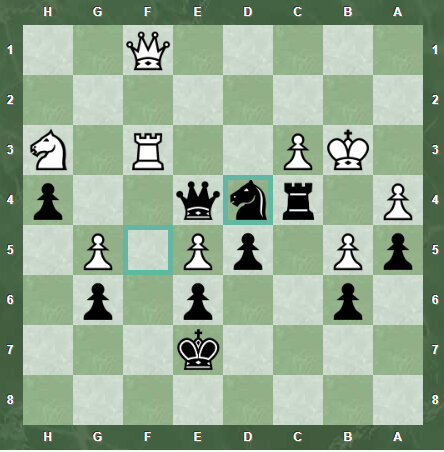 К f5:g4 X