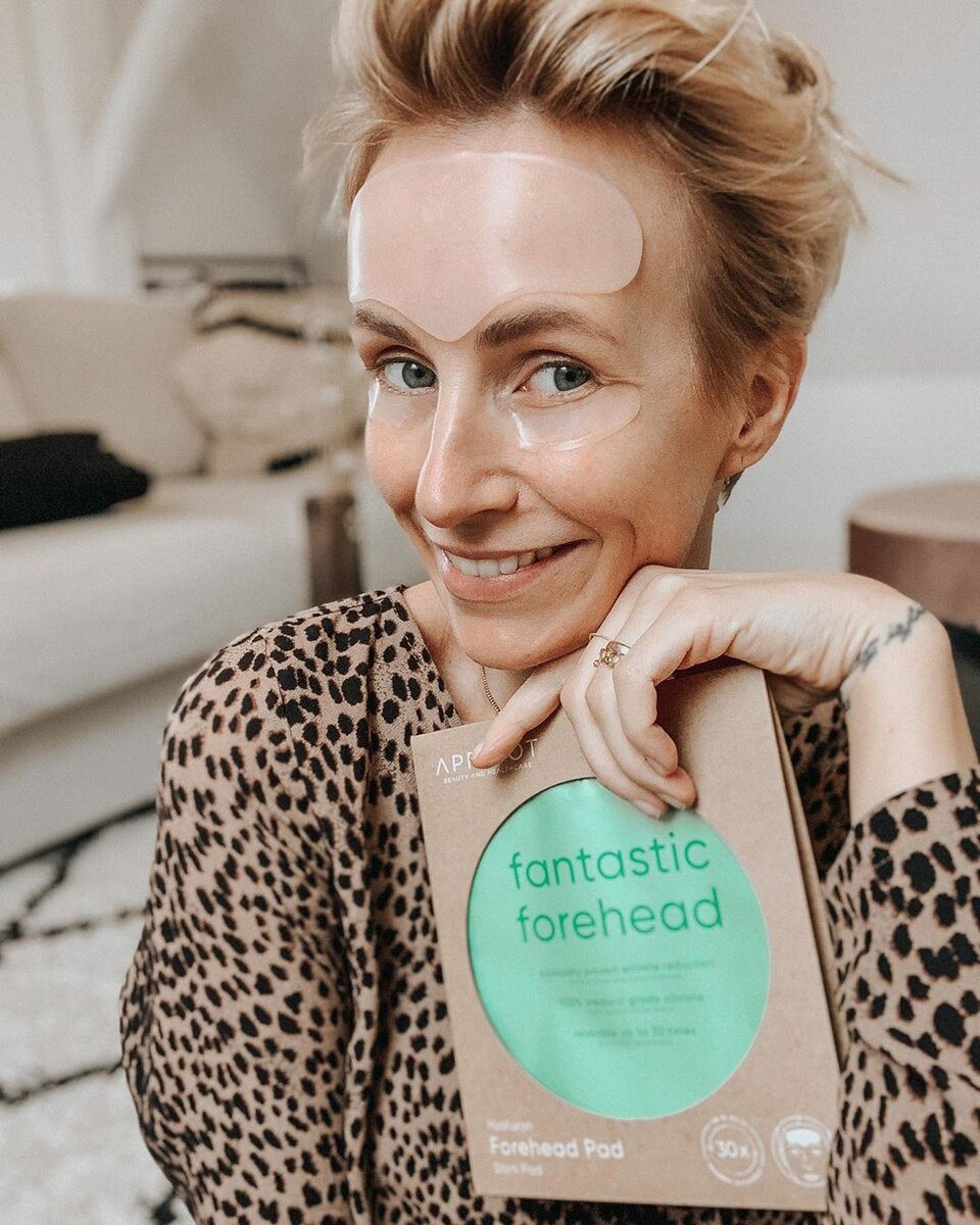 Силиконовый патч для лба, обогащенный гиалуроновой кислотой