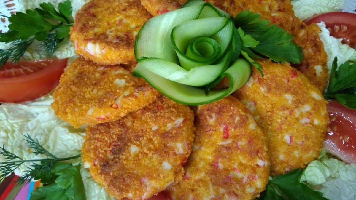 Быстрые и вкусные котлетки из крабовых палочек с сыром | Карантинные  каникулы домохозяйки | Дзен