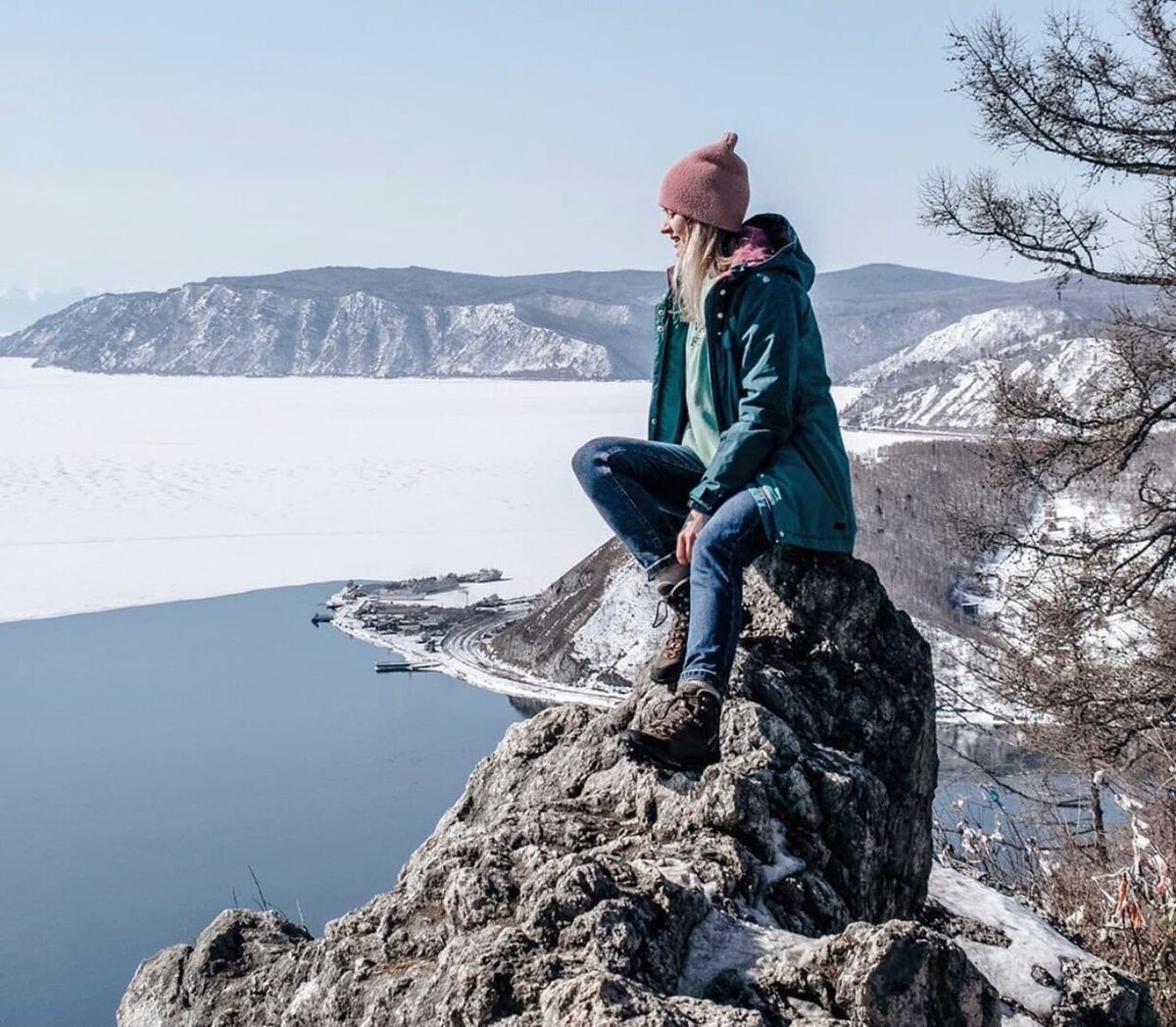 Байкал фото девушки