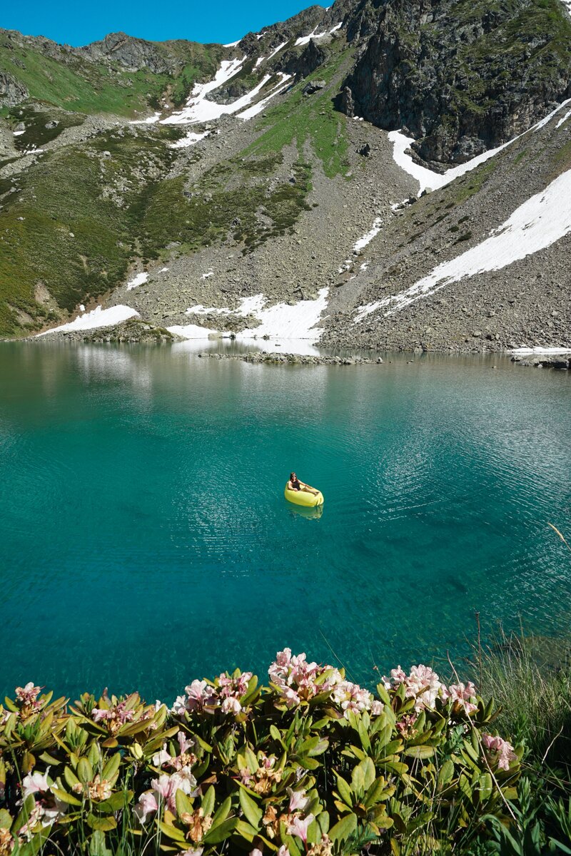 Озеро Айматлы-Джагалы, 2450 м над уровнем моря