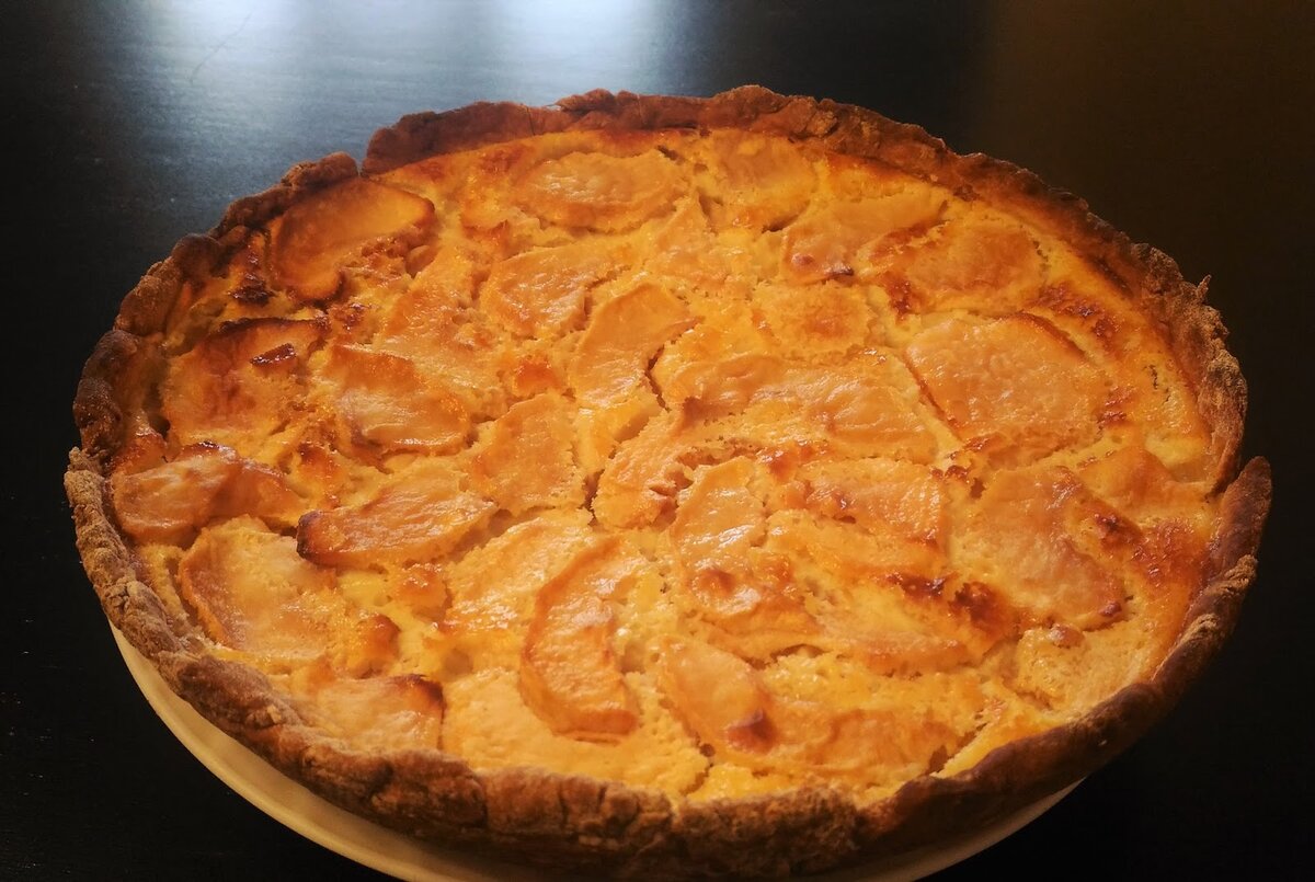 Яблочный пирог на майонезном тесте