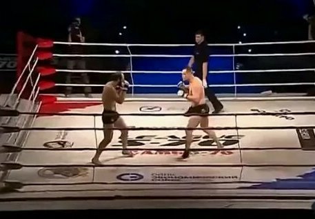 Фото с поединка Алексей Беляев vs Адам Халиевдинка