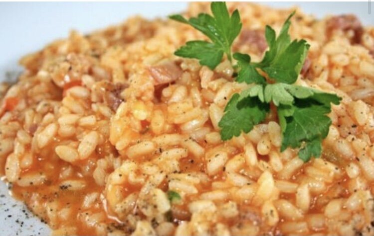Ризотто с тыквой и pancetta 
