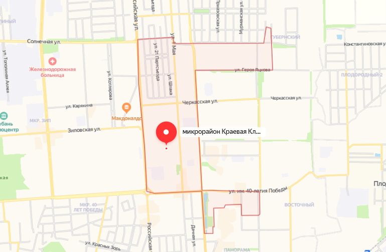 Краснодар дккб карта