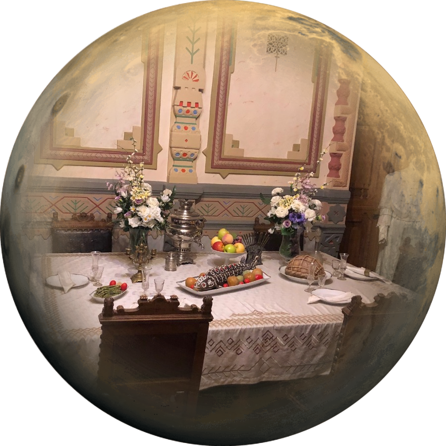 Фото столовой в музее "Усадьба Рукавишниковых" Н.Новгород