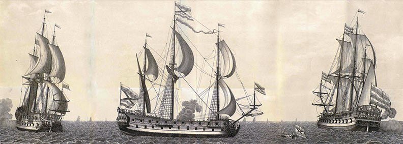 "Гото Предестинация" С гравюры Схонбека. Москва, 1701 г.