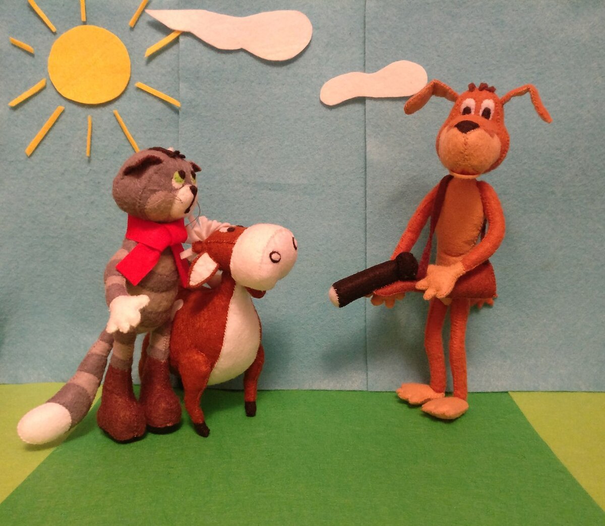 Фетровые персонажи Алексея Шонова. Фото из группы ВК vk.com/club116902044