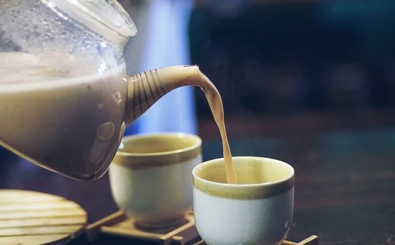 Кокосовое молоко идеально сочетается с пуэром