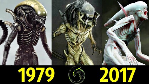 😱 Чужой - Эволюция (1979 - 2017) ! Все Появления Ксеноморфов 👽!