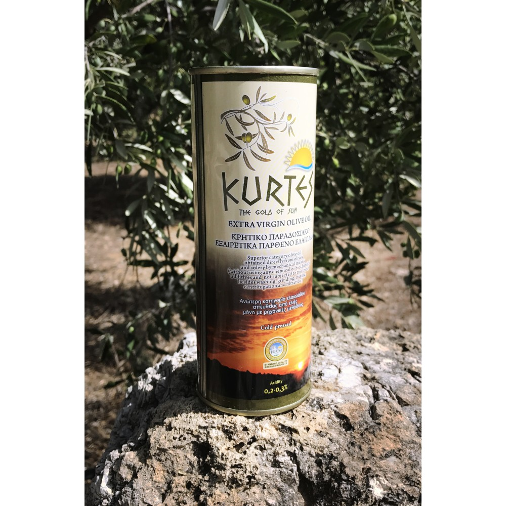 Оливковое масло KURTES Extra virgin. Картинка компании