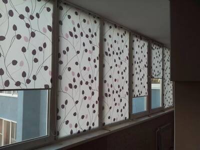 Рулонные шторы - лучшее решение для вашего балкона!