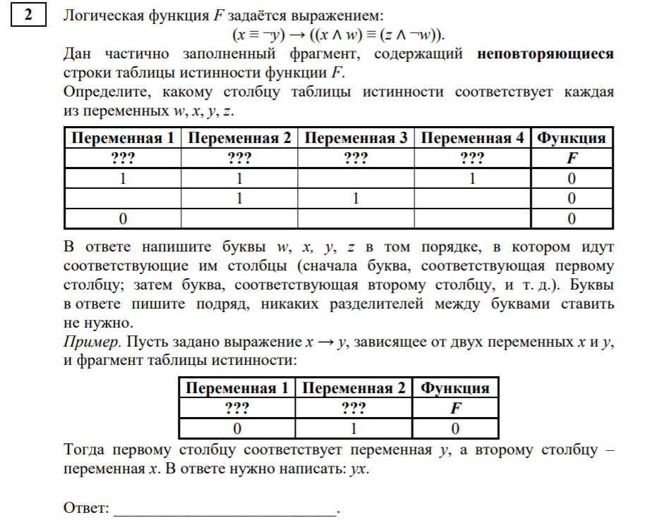 Тренировочная работа статград по информатике 9 класс