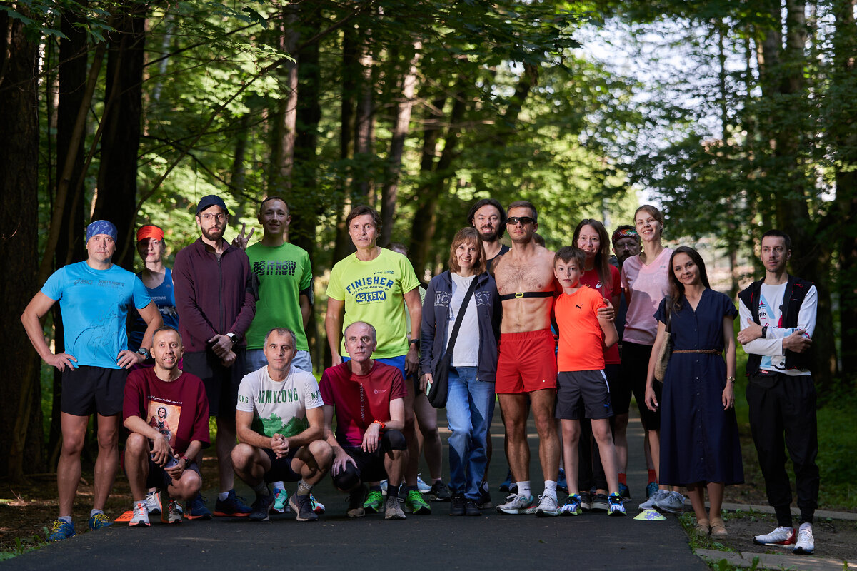 Предстартовое фото участников и волонтёров