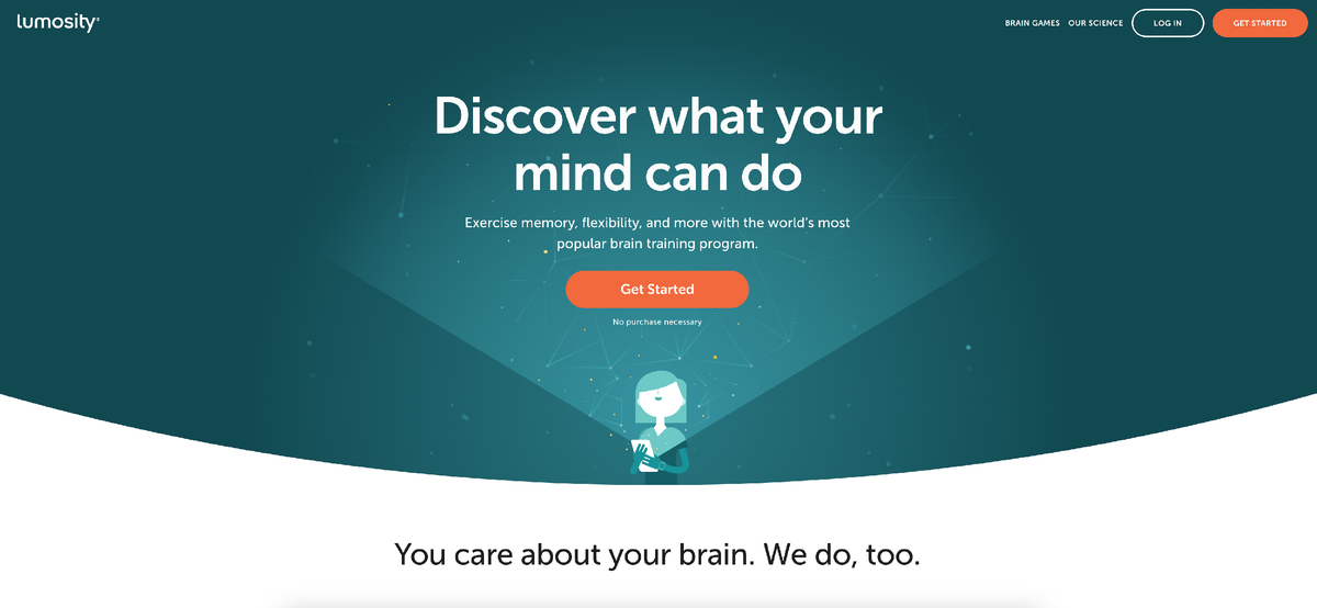 Lumosity поможет развить память, внимание и мышление