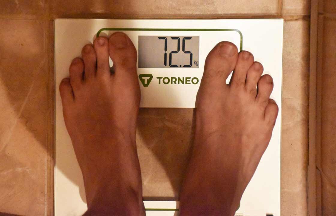 Мой вес в конце похудения (а был более 100 кг)