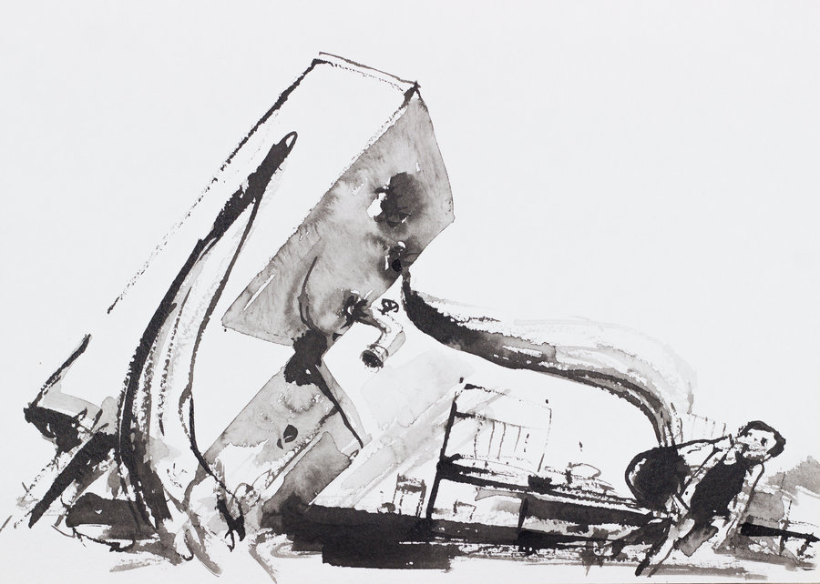 Константин Батынков, 2018 бумага, тушь