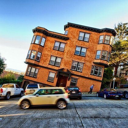 Крутые улицы города