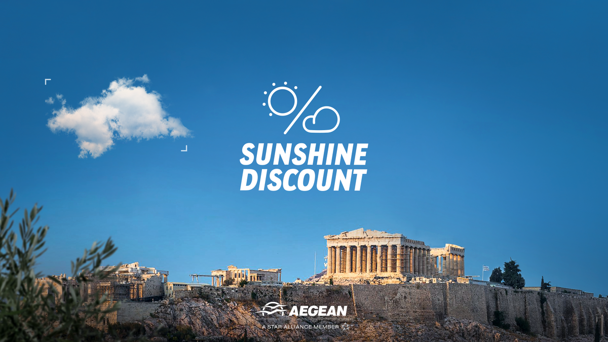 Concept and implementation were delivered by Ogilvy Greece for Aegean Airlines. 
Outdoor advertisement created by Ogilvy, Greece for Aegean Airlines, within the category: Transport.