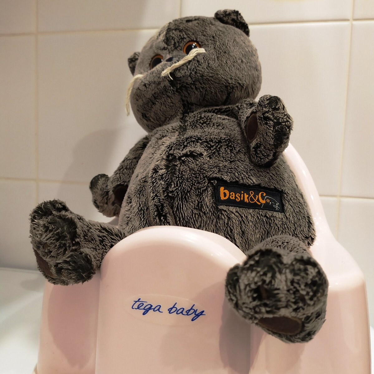 Игрушки у нас научились ходить на горшок раньше, чем дети.