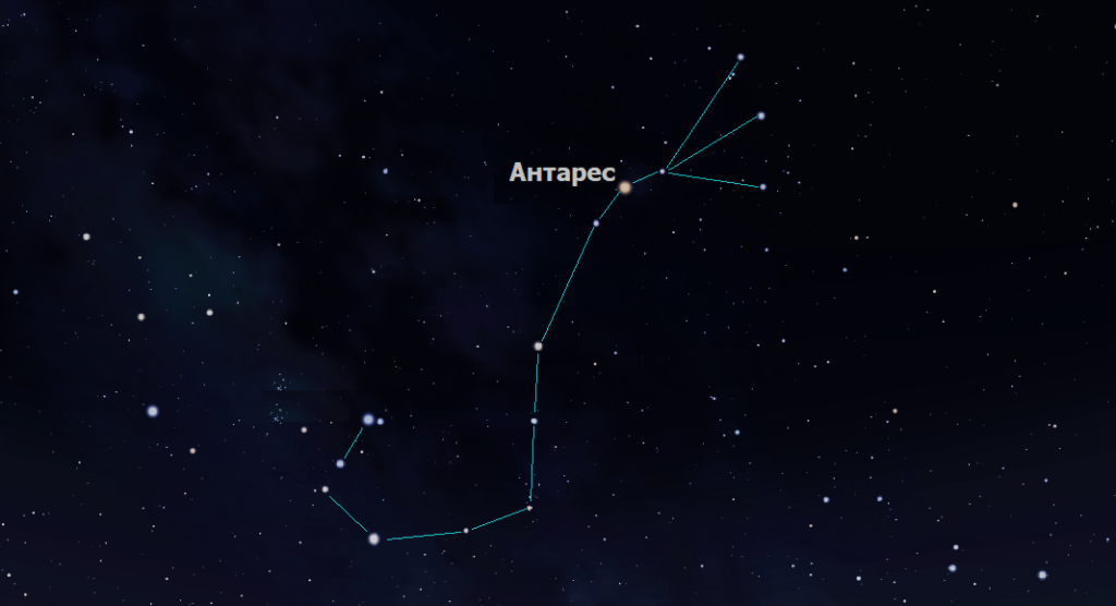 Созвездие Скорпион