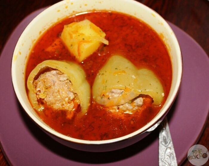 Как приготовить фаршированные перцы во вкусном соусе (пошаговый рецепт с фото )