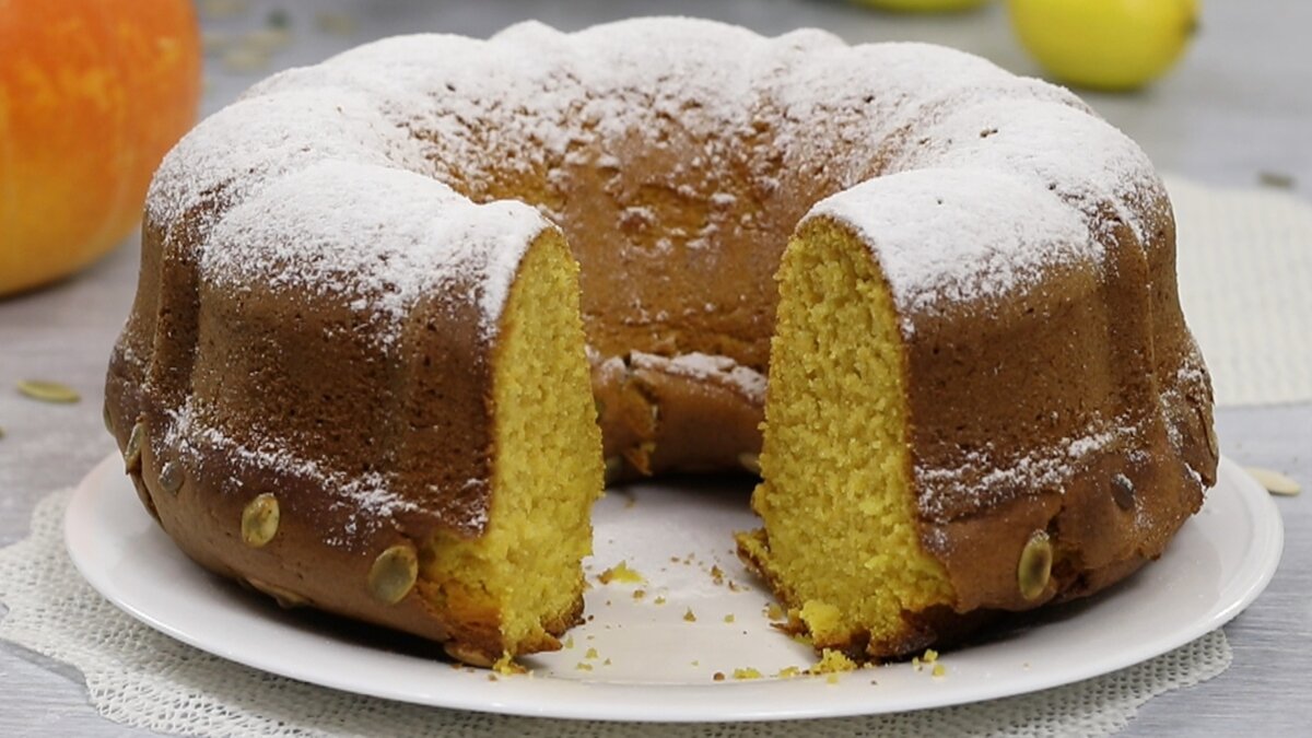 Рецепт: Тыквенный кекс с лимонной ноткой. Как приготовить Тыквенный кекс с лимонной ноткой?