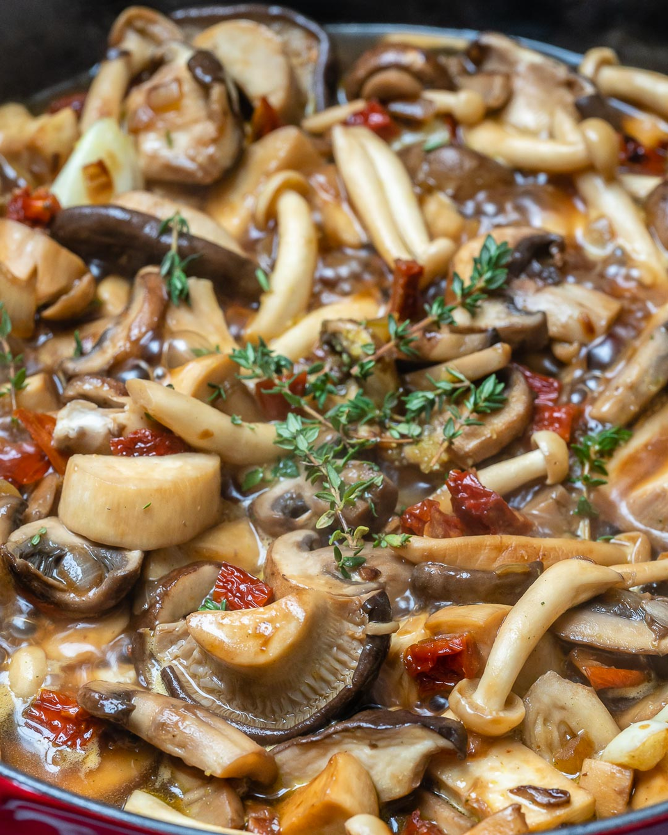 готовим смешанные грибы