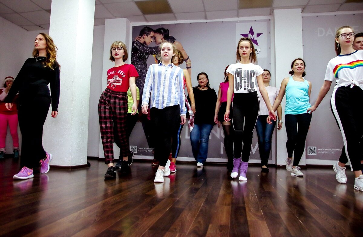 Фото с занятий в студии M.Dance (Долгопрудный) 
