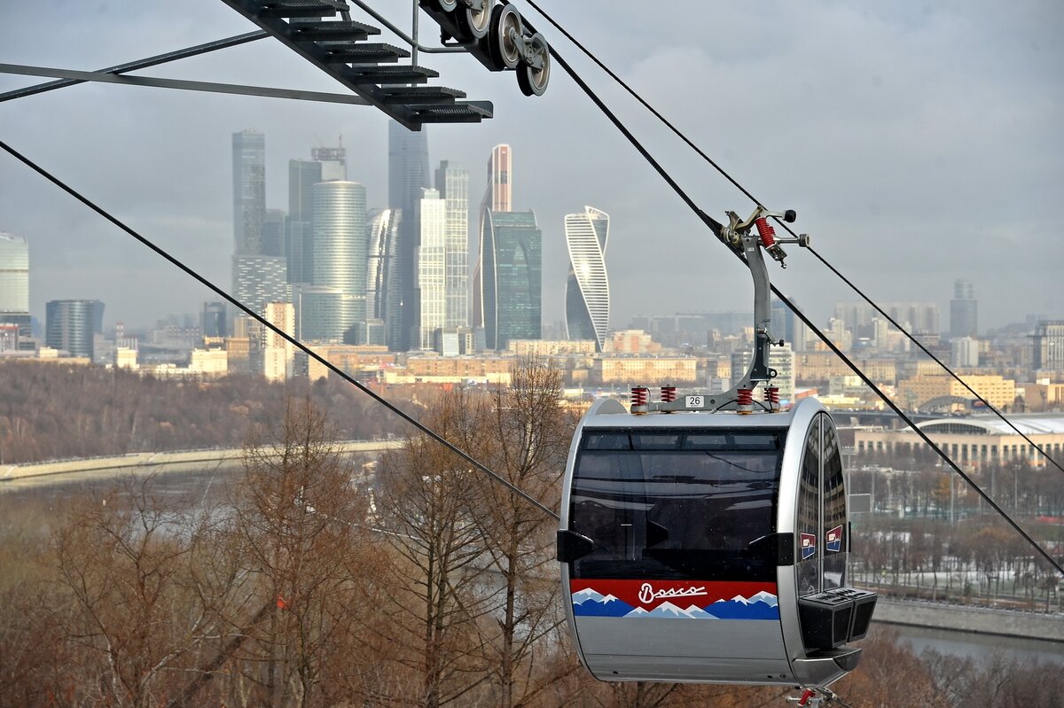 Московская канатная дорога. Фото: mos.ru