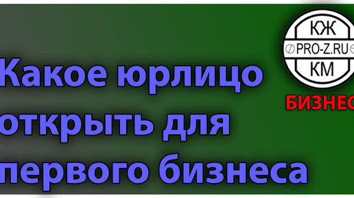 Какое юрлицо открыть для своего первого бизнеса