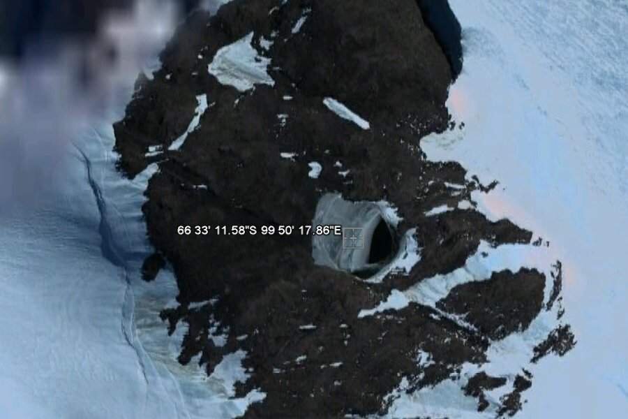 Предполагаемый вход в Агарту