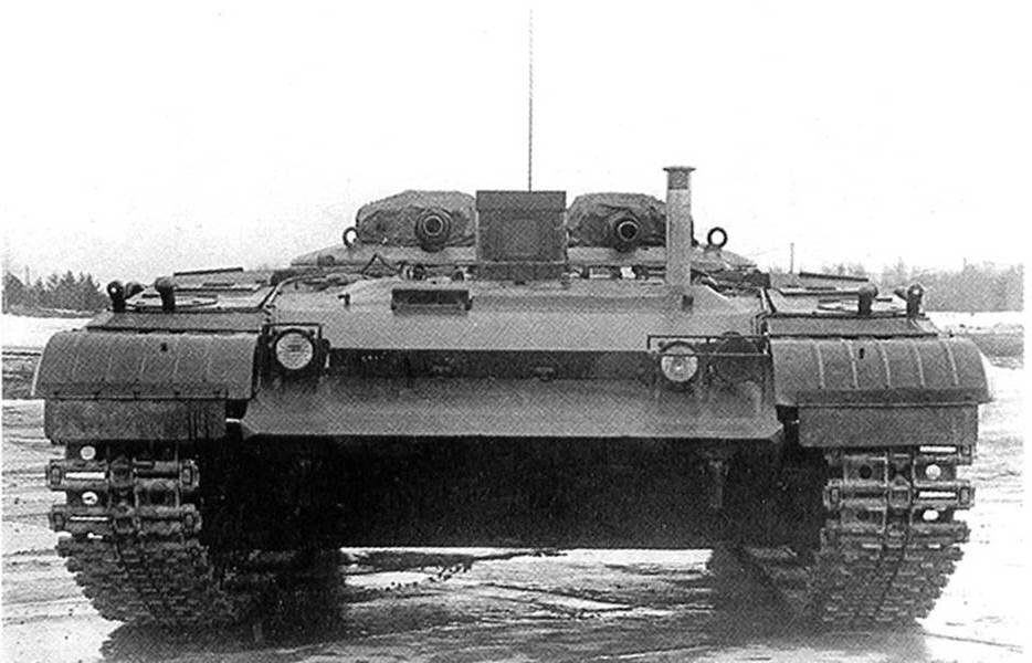 Объект 287, вид спереди