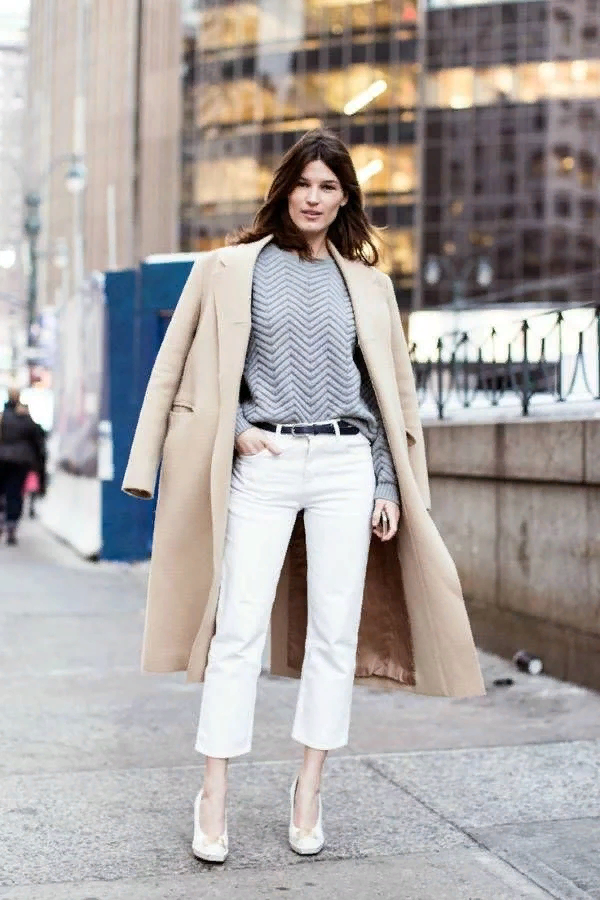 Образ с джинсами