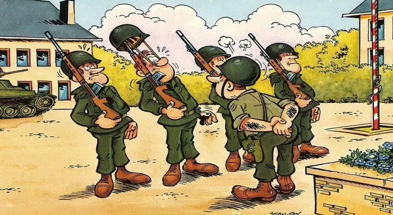 Смешная военная картинка. Военные карикатуры. Армейские карикатуры. Мультяшные военные. Прикольные рисунки про армию.
