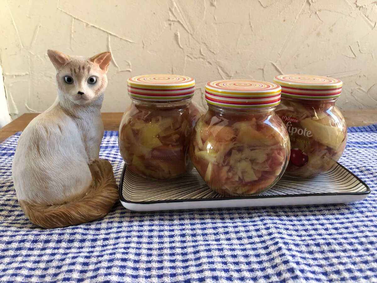 Это готовый маринованный имбирь, рецепт ниже