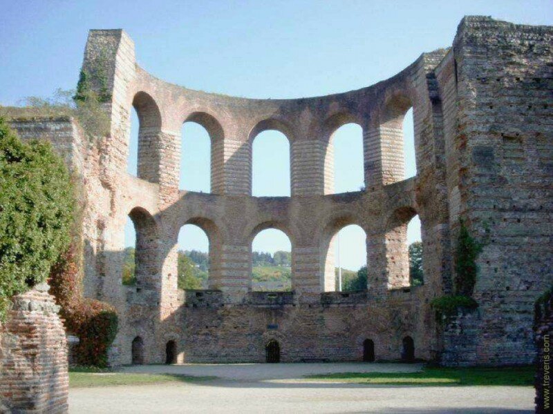 Императорские термы (бани) в Трире, Германия. Строительство относится к 3 веку и приписывается императору Диоклетиану.
