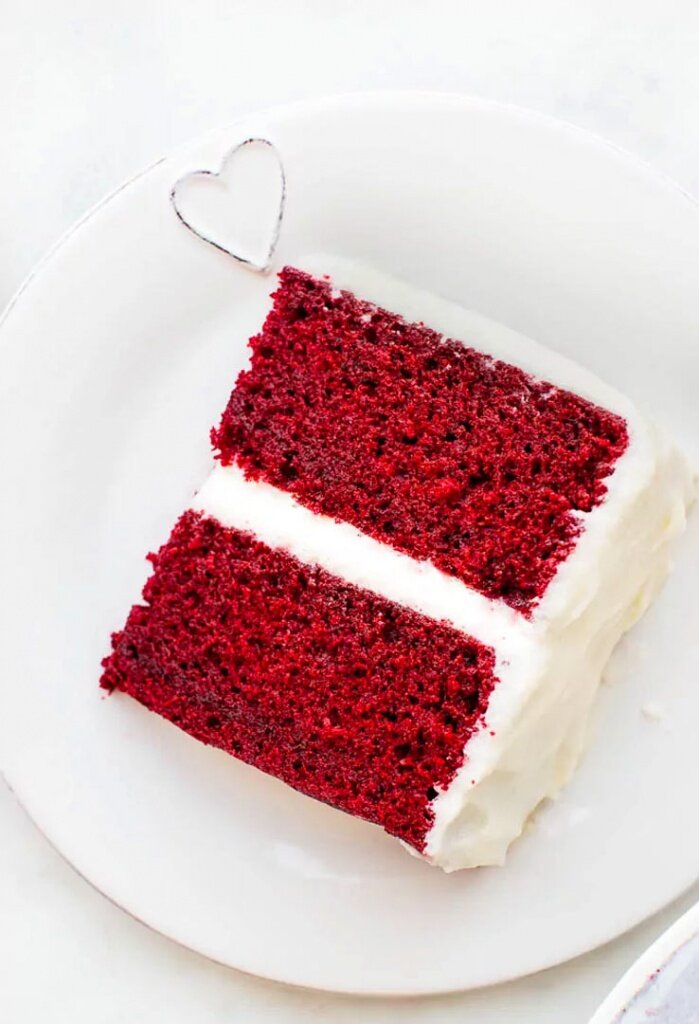 Красный бархат на кефире и без кефира – 2 рецепта торта