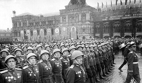 Парад Победы 24 июня 1945 года на Красной площади