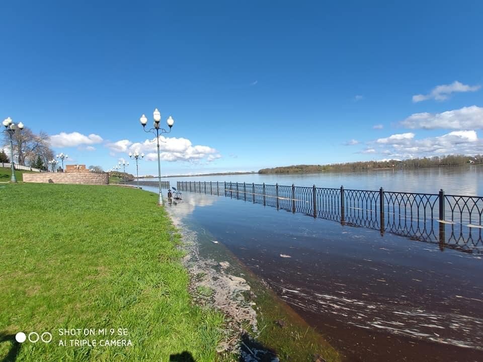 Набережная в Рыбинске